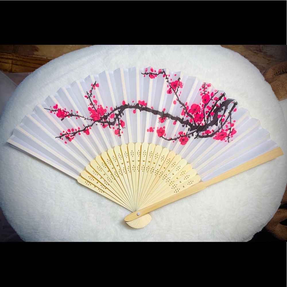 Cherry blossom fan